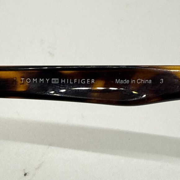 Tommy Hilfiger Duke MP OM481 Sunglasses Brown Tortoise Green Lens 54-18 140 mm - Picture 7 of 7